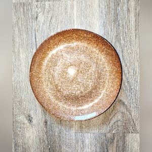 Akcam Turkish Copper Glitter Salad Plates